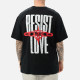Karl Kani Ανδρική κοντομάνικη μπλούζα Woven Signature Resist Love Tee